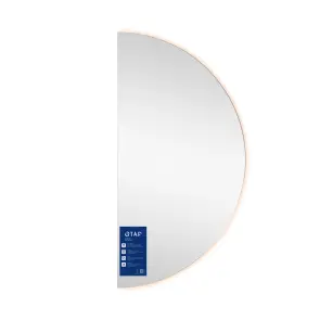 Дзеркало Qtap Taurus HR800 з LED-підсвічуванням Touch, з антизапотіванням, з димером, рег. темп. кольору (3000-6500K) QTTAUHR800 №6