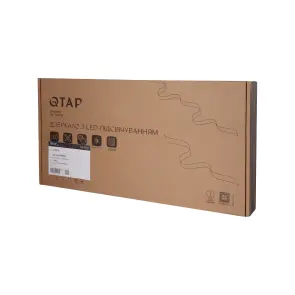 Дзеркало Qtap Taurus HR800 з LED-підсвічуванням Touch, з антизапотіванням, з димером, рег. темп. кольору (3000-6500K) QTTAUHR800 №12