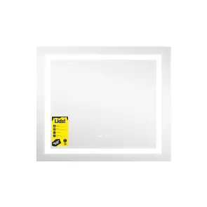 Дзеркало Lidz Kubis (KU1) 700х600 з LED-підсвічуванням Touch, з антизапотіванням, з димером, рег. яскравості LDKU60070049285 №4
