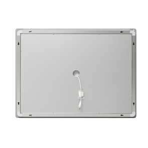 Зеркало Lidz Kubis (KU2) 1000х800 с часами, с LED-подсветкой Touch, с антизапотеванием, с димером, рег. яркости LDKU1000800CL49282 №5