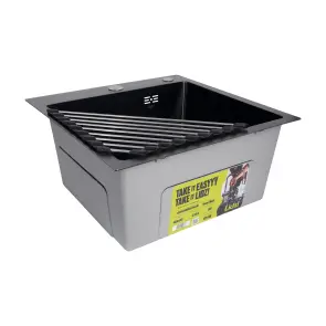 Сушарка на кухонну мийку кутова Lidz Acsis LA16 Black, кругла основа, для посуду 430х175 мм LDACSLA16BLM49769 №5