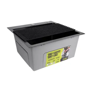 Сушарка на кухонну мийку Lidz Acsis LA04 Black, квадратна основа, для посуду 430х216 мм LDACSLA04BLM49762 №5