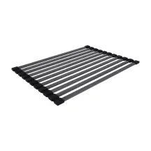 Сушарка на кухонну мийку Lidz Acsis LA14 Black, плоска основа, для посуду 430х300 мм LDACSLA14BLM49768