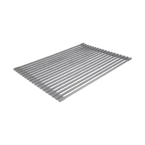 Сушилка на кухонную мойку Lidz Acsis LA05 Gray, квадратное основание, для посуды 430х300 мм LDACSLA05GRA49763 №1