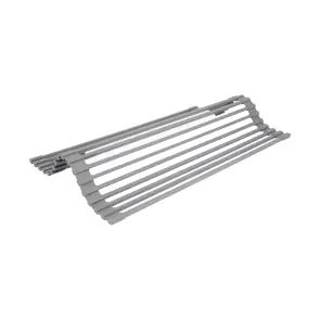 Сушилка на кухонную мойку Lidz Acsis LA05 Gray, квадратное основание, для посуды 430х300 мм LDACSLA05GRA49763 №4