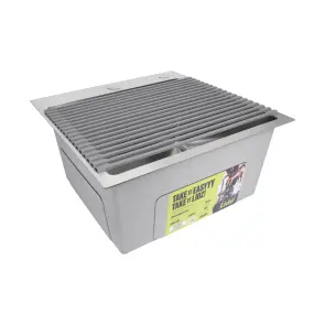 Сушилка на кухонную мойку Lidz Acsis LA05 Gray, квадратное основание, для посуды 430х300 мм LDACSLA05GRA49763 №5