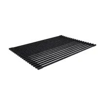 Сушилка на кухонную мойку Lidz Acsis LA06 Black, квадратное основание, для посуды 430х300 мм LDACSLA06BLM49764