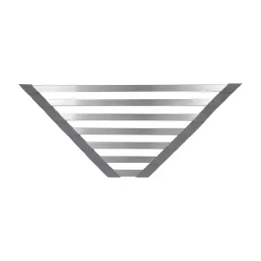 Сушилка на кухонную мойку угловая Lidz Acsis LA19 Gray, плоская основа, для посуды 477х198 мм LDACSLA19GRA49772 №3
