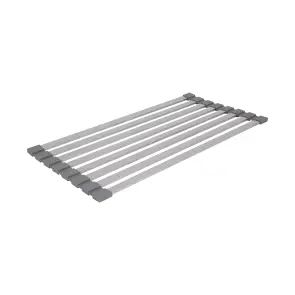 Сушарка на кухонну мийку Lidz Acsis LA11 Gray, плоска основа, для посуду 430х218 мм LDACSLA11GRA49765 №1