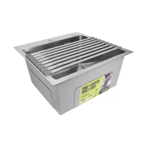 Сушарка на кухонну мийку Lidz Acsis LA11 Gray, плоска основа, для посуду 430х218 мм LDACSLA11GRA49765 №5