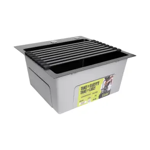 Сушарка на кухонну мийку Lidz Acsis LA12 Black, плоска основа, для посуду 430х218 мм LDACSLA12BLM49766 №5