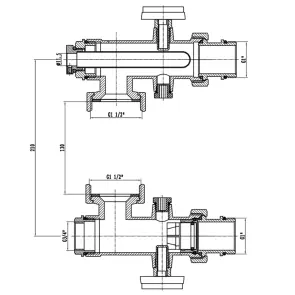 Конектор для колектора Thermo Alliance Standart 1" SF005W25 №2