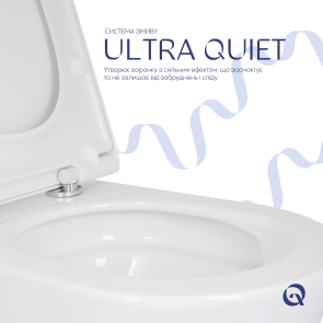 Унітаз підвісний Qtap Scorpio ML Ultra Quiet 520x365x365 мм, з сидінням Soft-close MagLock, White QTSCOML26W49624 №5