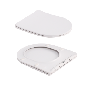 Унітаз підвісний Qtap Robin Ultra Quiet 520×365×340 мм, Marble, з сидінням Slim Duroplast / Soft-close / Quick Release QTROB26MR48998 №8