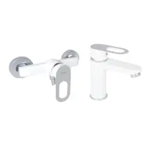 Набір змішувачів Latwa 001 + Latwa 010 White