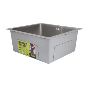 Мийка для кухні інтегрована під стільницю Lidz Handmade H4843 Brushed Steel 3,0/1,0 мм LDH4843BRU49441 №4