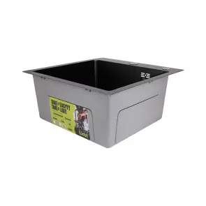 Мойка для кухни встроенная Lidz Handmade H4545HB Decor Black PVD Honeycomb 2,5/0,5 мм LDH4545HDECBLM49438 №4