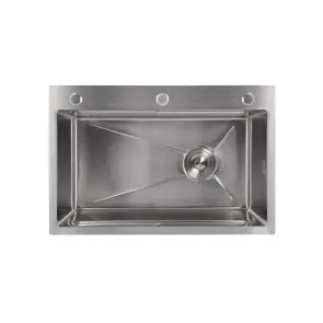 Мийка для кухні інтегрована Lidz Handmade H6845 Brushed Steel 3,0/1,0 мм LDH6845BRU49455 №3
