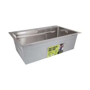 Мийка для кухні інтегрована Lidz Handmade H6845 Brushed Steel 3,0/1,0 мм LDH6845BRU49455 №5