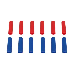 Комплект захисних втулок Thermo Alliance Standart на теплоізоляцію для труби 16 мм (червона/синя, 12 шт) + наліпки №3