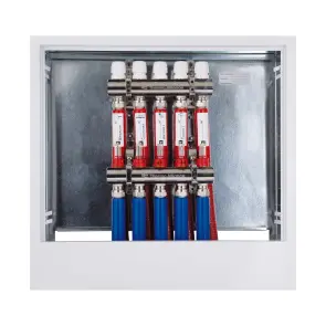 Комплект захисних втулок Thermo Alliance Standart на теплоізоляцію для труби 16 мм (червона/синя, 12 шт) + наліпки №7