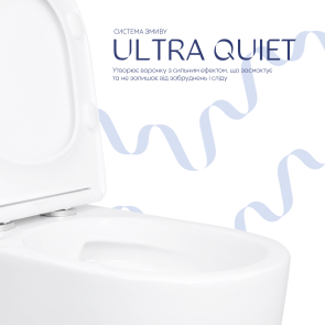 Унітаз підлоговий Qtap Evia Ultra Quiet 630×350×795 мм з сидінням Soft-close, White QTEVI27W49258 №5