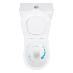 Унітаз підлоговий Qtap Evia Ultra Quiet 630×350×795 мм з сидінням Soft-close, White QTEVI27W49258 №6