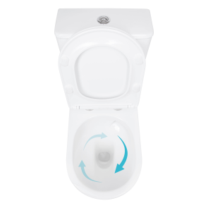 Напольный унитаз Qtap Arvin Ultra Quiet 630×350×795 мм с сиденьем Soft-close, White QTARV27W49259 №6
