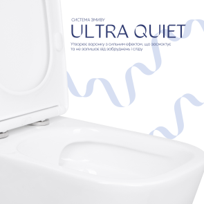 Унітаз підлоговий Qtap Stork Ultra Quiet 630×350×805 мм із сидінням Soft-close, White QTSTO27W49260 №5