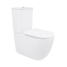 Напольный унитаз Qtap Leo Ultra Quiet 620×355×790 мм с сиденьем Soft-close, White QTLEO27W49261