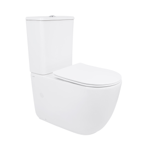 Напольный унитаз Qtap Leo Ultra Quiet 620×355×790 мм с сиденьем Soft-close, White QTLEO27W49261 №1