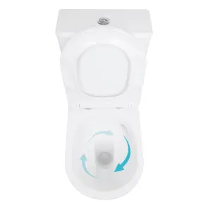 Напольный унитаз Qtap Leo Ultra Quiet 620×355×790 мм с сиденьем Soft-close, White QTLEO27W49261 №6