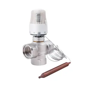 Кран змішувальний триходовий Thermo Alliance Standart 1" М30х1,5 з термоголовкою SF362W25 №1