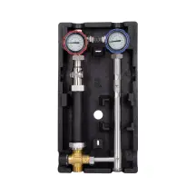 Насосная группа Forte Quick System с термостатическим смесителем (25 -50) 1" (без насоса) правое подкл, нержав.
