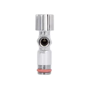 Кран кутовий Thermo Alliance Forte 1/2"Зх3/8"З з перехідником M10, хром TAF341W159 №4