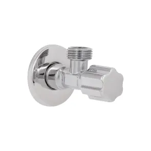 Кран кутовий Thermo Alliance Forte 1/2"ЗЗ, хром TAF341W1515 №6