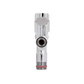 Кран кутовий подвійний Thermo Alliance Forte 1/2"З х 1/2"З х 3/4"З, хром TAF187W151520 №4