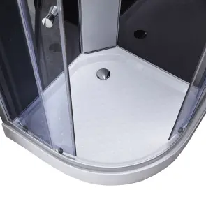 Душевой бокс Lidz Tani SB100x100.SAT.LOW.GR, стекло тонированное 4 мм №5