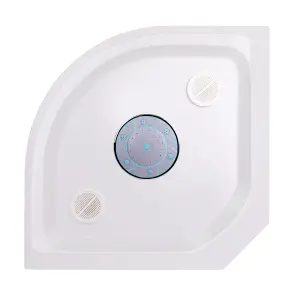 Душевой бокс Lidz Tani SB100x100.SAT.LOW.GR, стекло тонированное 4 мм №14