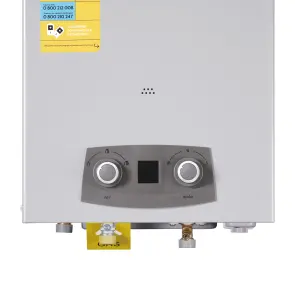 Колонка газова димохідна Thermo Alliance JSD20-10NQB SILVER 10 л EURO+ №7