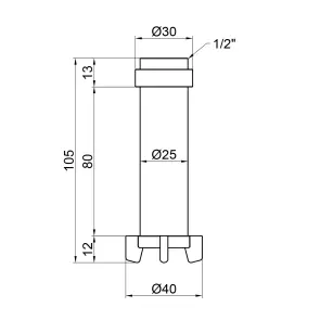 Фильтрующий картридж Thermo Alliance Standart для самопромывного фильтра (1/2", 3/4") TAS127FW1520 №2