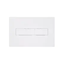 Клавіша змиву Qtap Standard 152x236x28 мм, White, лінійна QTSTD164W49471