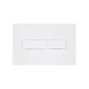 Клавіша змиву Qtap Standard 152x236x28 мм, White, лінійна QTSTD164W49471 №1