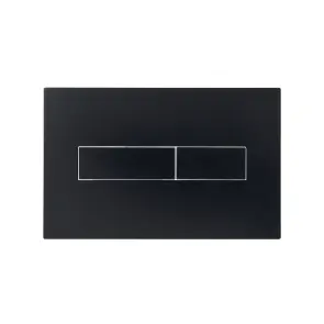 Клавіша змиву Qtap Standard 152x236x28 мм, Matt Black, лінійна QTSTD164BLM49473 №1