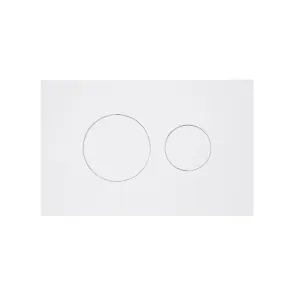 Клавіша змиву Qtap Standard 152x236x28 мм, White, кругла QTSTD164W49468 №1