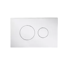 Клавіша змиву Qtap Standard 152x236x28 мм, Chrome, кругла QTSTD164CRM49469