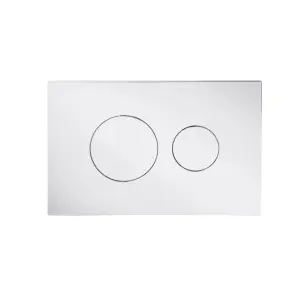 Клавіша змиву Qtap Standard 152x236x28 мм, Chrome, кругла QTSTD164CRM49469 №1