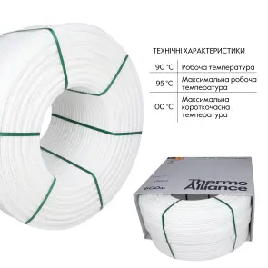Труба Thermo Alliance PEX-A EVOH White 5 шарів 16х2 мм (600 м) Spain №6