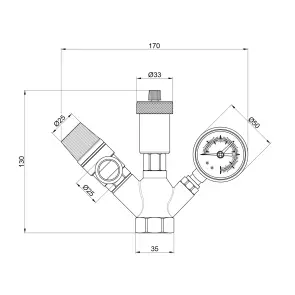 Група безпеки котла Thermo Alliance Base 1" SD291 №2