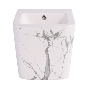 Біде підвісне Qtap Tern 520x350x330 мм, Marble QT17551303GMR №3